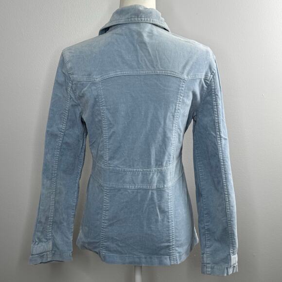 Y2k Paris Blues light blue corduroy jacket size M - Picture 7 of 8